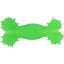 Іграшка для собак Agility кістка з отвором 12 см зелена - мініатюра 1
