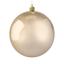 Різдвяна куля 10 см золота 4 шт. (681-051) - мініатюра 1