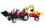 Детский трактор Falk Ranch на педалях с прицепом и 2 ковшами, красный (2081RM) - миниатюра 1