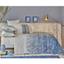 Набор постельное белье с одеялом Karaca Home Marea mavi, евро, голубой, 5 предметов (svt-2000022291163) - миниатюра 1