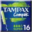 Тампони Tampax Compak Super, з аплікатором, 16 шт. - мініатюра 1