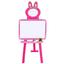 Мольберт Limo Toy Дошка знань 0703, 3 в 1 рожевий (21543) - мініатюра 1