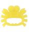 Прорезыватель силиконовый Baby Team Морские жители, желтый (4008_желтый_крабик) - миниатюра 1