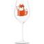 Келих для вина Orner Лисиця з вином, 450 мл (orner-1888) - мініатюра 1