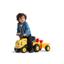 Дитячий трактор-каталка Falk Komatsu, з причепом, жовтий (286C) - мініатюра 2