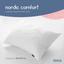 Подушка на блискавці Ideia Nordic Comfort Plus, зі стьобаним чохлом, 70х50 см, білий (8-34694) - мініатюра 1