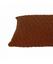 Подушка в`язана Прованс Ланцюги, 45х30 см, коричневий (25056) - мініатюра 2