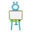 Мольберт Limo Toy Дошка знань 0703, 3 в 1 зелений з блакитним (21541) - мініатюра 1