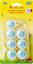 Заглушки на розетки Курносики, с ключом, 6 шт., голубой (7187) - миниатюра 1