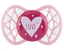 Силіконова симетрична пустушка Nuvita Air55 Cool Love, 0+ міс., рожевий (NV7065PR) - мініатюра 1