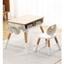 Детский многофункциональный столик и стульчик Poppet Мультивуд 3в1, белый (PP-010) - миниатюра 4