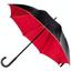 Зонт-трость Macma, черный с красным (4519705) - миниатюра 1