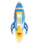 Пісочний годинник на присосці Склоприлад Чистимо зубки три хвилини Ракета, синій (404626) - мініатюра 1