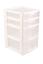 Комод-органайзер пластиковый на 4 ящика Heidrun Professional, 40х38х61 см, белый (1532) - миниатюра 1