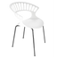 Крісло Papatya Tiara, база катафорез, білий (4823052300951) - мініатюра 1