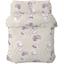 Комплект постельного белья Home Line Гинко Билоба 215х143 см бежево-лиловый (174458) - миниатюра 1