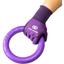 Тренувальні рукавички Dog Puller, розмір М, чорні з фіолетовим - мініатюра 2