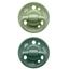 Кругла пустушка Nip Зелена серія Вишенька, від 6 міс., зелений-салатовий, 2 шт. (91013_02) - мініатюра 1