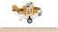 Літак Same Toy Aircraft, зі світлом та музикою, коричневий (SY8015Ut-3) - мініатюра 4