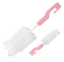 Набір щіток для миття пляшечок і сосок Курносики, 2 шт., рожевий (7096 рож) - мініатюра 1