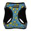 Шлея для собак Bronzedog Sport Vest Лимони M 24х18х3 см блакитна - мініатюра 2