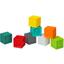 Силіконові кубики Infantino Squeeze & Stack Block Set Яскраві розвивашки (315238) - мініатюра 1