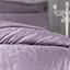Комплект постельного белья Victoria Deluxe Jacquard Sateen Rimma, 200x220, сатин, жаккард, лиловый (2200000548818) - миниатюра 2