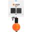 Мячик Liker Magnet 7 с комплектом магнитов, 7 см, оранжевый (6290) - миниатюра 1
