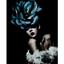 Картина по номерам ZiBi Art Line Девочка с черной розой 40х50 см (ZB.64226) - миниатюра 1