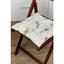 Подушка на стілець Прованс Орхідея, 40х40 см, бежева (30942) - мініатюра 2