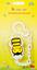 Цепочка для пустышки Курносики Пчелка, с клипсой, желтый (7191) - миниатюра 1