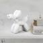 Статуетка декоративна МВМ My Home Пес з кульки, біла (DH-ST-06 WHITE) - мініатюра 5
