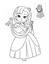Первые раскраски малыша Книжковий хмарочос Наклей и раскрась Принцессы - миниатюра 2