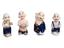 Набір декоративних фігурок Lefard Клоуни, 4 предмети (98-786) - мініатюра 1