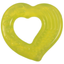 Прорізувач для зубів Lindo Серце, зелений (Li 307 сер з) - мініатюра 1