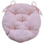 Кругла подушка для стільця Прованс Bella d-40, вітраж, рожевий (13570) - мініатюра 1