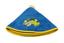 Рушник махровий Izzihome Груша, з вишивкою, 420 г/м2, 60 см, 1 шт., синій (600479) - мініатюра 1