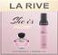 Подарунковий набір La Rive She Is Mine: Парфумована вода, 90 мл + Дезодорант, 150 мл - мініатюра 1