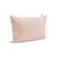 Чохол на подушку Руно Almond на блискавці, стьобаний мікрофайбер+велюр, 50х70 см, бежевий (382.55_Almond) - мініатюра 2