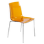 Стул Papatya X-Treme S, прозрачно-оранжевый (783057) - миниатюра 1