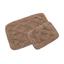 Набір килимків Irya Burns kahve, 90х60 см та 60х40 см, коричневий (svt-2000022265690) - мініатюра 1