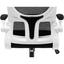 Офісне крісло GT Racer X-5728, чорно-біле (X-5728 White/Black) - мініатюра 8