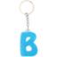Брелок Yes буква В, 5 см, голубой (554255) - миниатюра 1