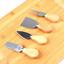Бамбукова дошка Supretto для подачі та сервірування сиру з набором ножів (83090001) - мініатюра 4