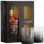 Виски Jim Beam Black Extra Aged Kentucky Staright Bourbon Whiskey, 43%, 0,7 л + 2 стакана - миниатюра 1