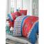 Комплект постельного белья Storway Universal, ранфорс, полуторный (240х180), красный с синим (2000022171861) - миниатюра 1