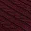 Плед Прованс Soft Косы, 130х90 см, бордо (11678) - миниатюра 3