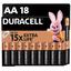 Щелочные батарейки пальчиковые Duracell 1,5 V АA LR6/MN1500, 18 шт. (737055) - миниатюра 1