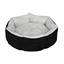 Лежак для животных Milord Cupcake, круглый, черный с серым, размер M (VR02//3329) - миниатюра 1