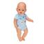 Одежда для куклы Baby Born Боди S2 голубой (830130-2) - миниатюра 3